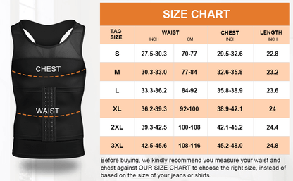 Lighteme Comfortable Sauna Vest -  High-Quality Waist Slimming