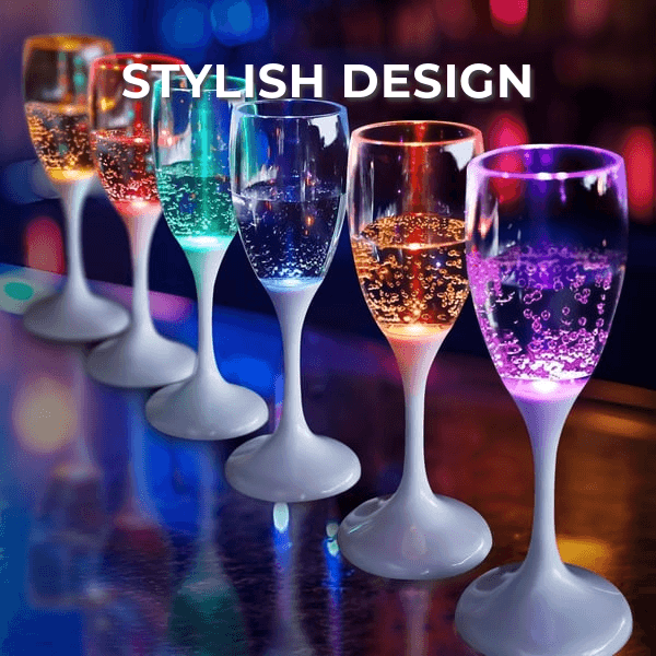 Lighteme LED Champagne Glass | Light Up Your Celebrations with a Sparkling Touch!