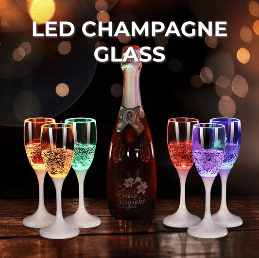 Lighteme LED Champagne Glass | Light Up Your Celebrations with a Sparkling Touch!