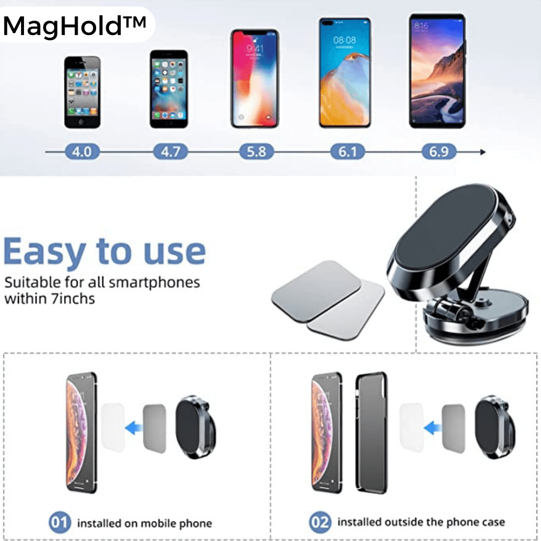 Lighteme Magnetic Car Phone Holder 1+1 FREE