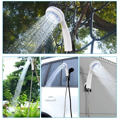 Lighteme Outdoor Shower Portable camping shower set