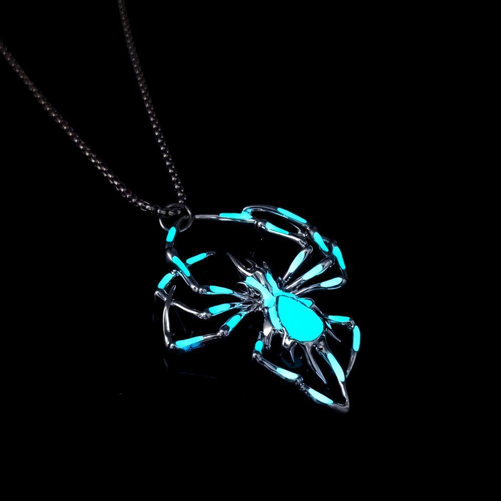 Lighteme Halloween Luminous Spider Necklace