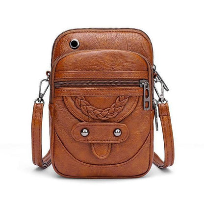 Lighteme leather crossbody bag