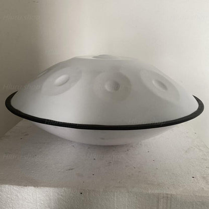 MiSoundofNature individuelle Handpan-Trommel, 22 Zoll, 9/9+2 Töne, F3, dorische Tonleiter, Schlaginstrument aus Edelstahl/nitriertem Stahl, erhältlich in 432 Hz und 440 Hz 