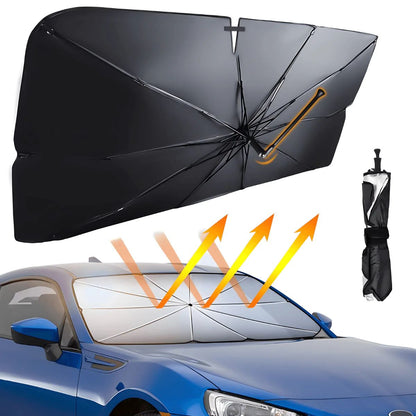 Lighteme Retractable Car Sunshade Umbrella