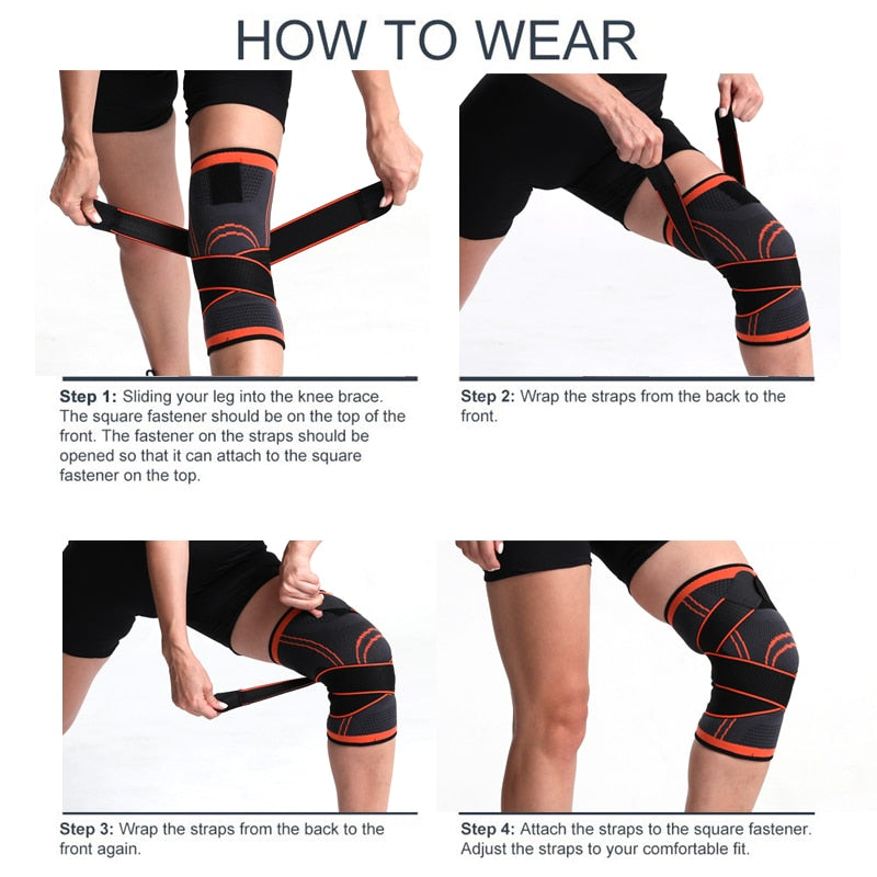 Lighteme Compression Knee Support - Knee Support Braces for Women & Men