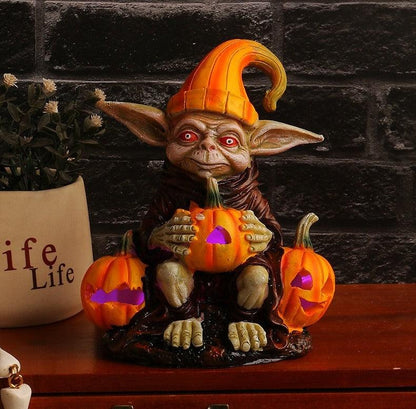 Lighteme - Halloween Resin Statue with Pumpkin Lamp | BUY 1 GET 1 FREE