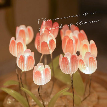 Lighteme Handmade Tulip Night Light Kit Perfect for valentines gift with gift box