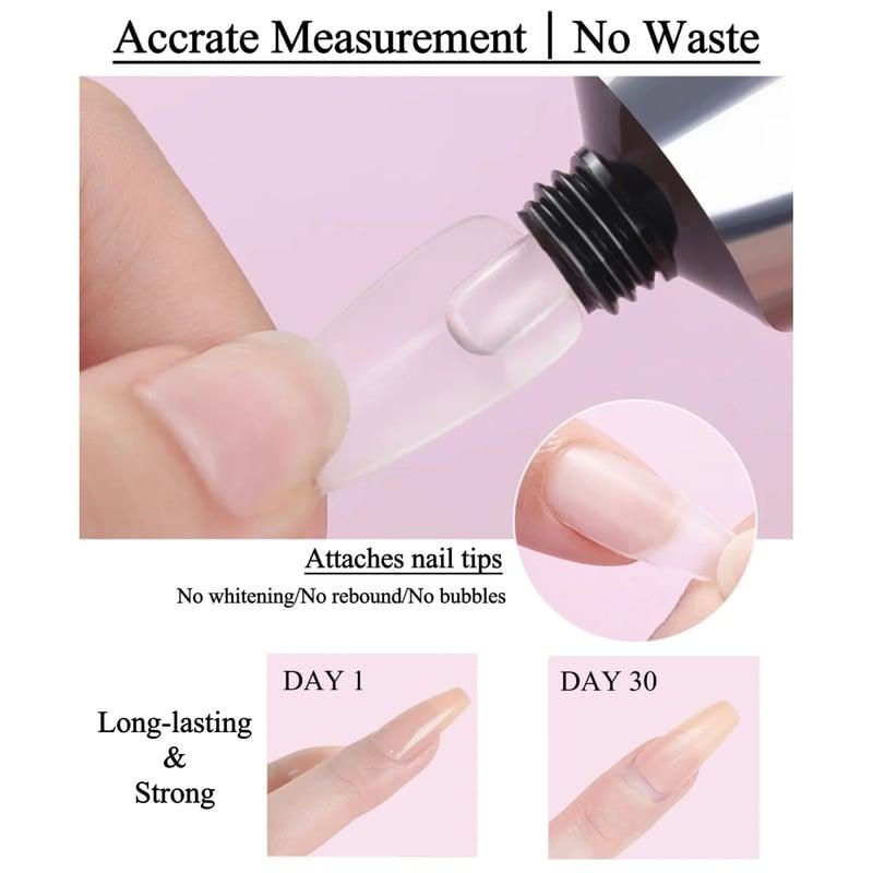 Lighteme Magic Solid Nail Glue Kit for Press-On Nails