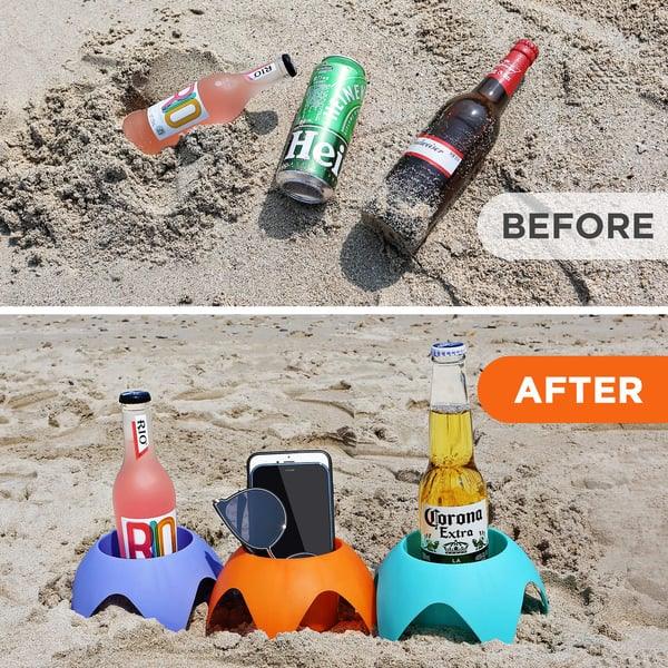 Lighteme Beach Drink Cup Holders | Set of 5 PCS