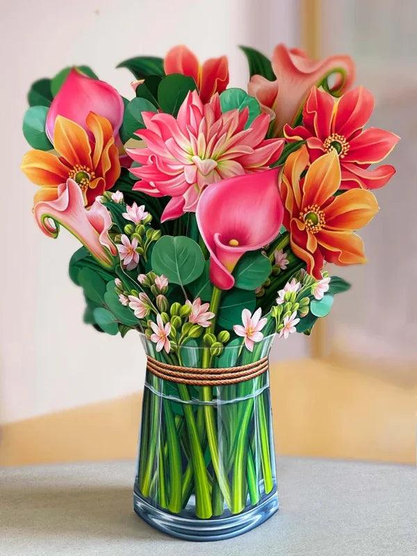 Lighteme 3D Flower Bouquet Greeting Card