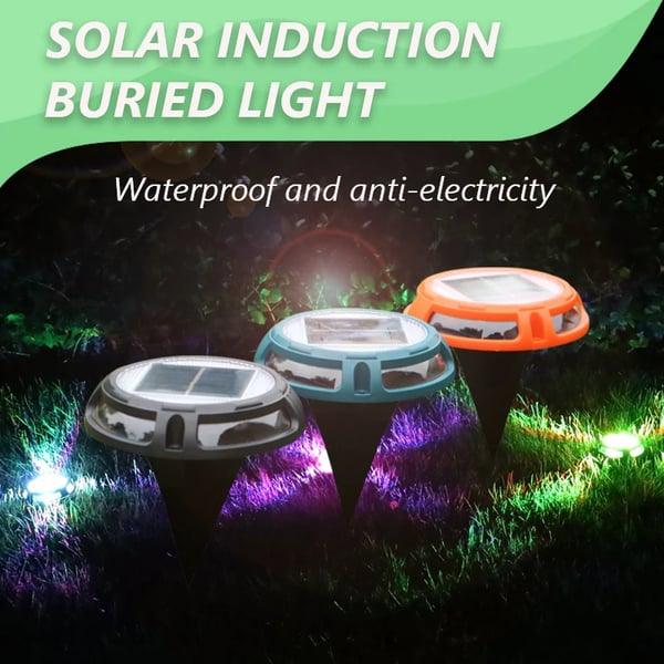 Lighteme Outdoor Solar Buried Lamp | Set of 3