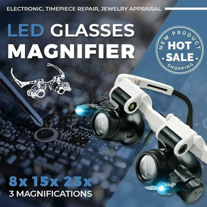 Lighteme LED Magnifier Glasses