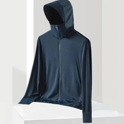 Lighteme Unisex Feather-Light UV Protection Zip-Up Hoodie