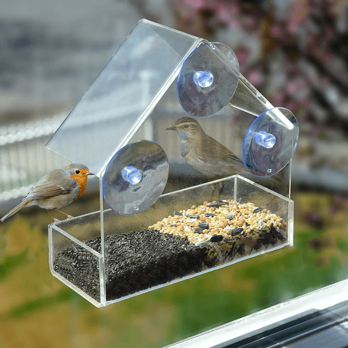 Lighteme Mountable clear birdhouse