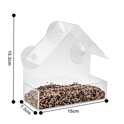 Lighteme Mountable clear birdhouse