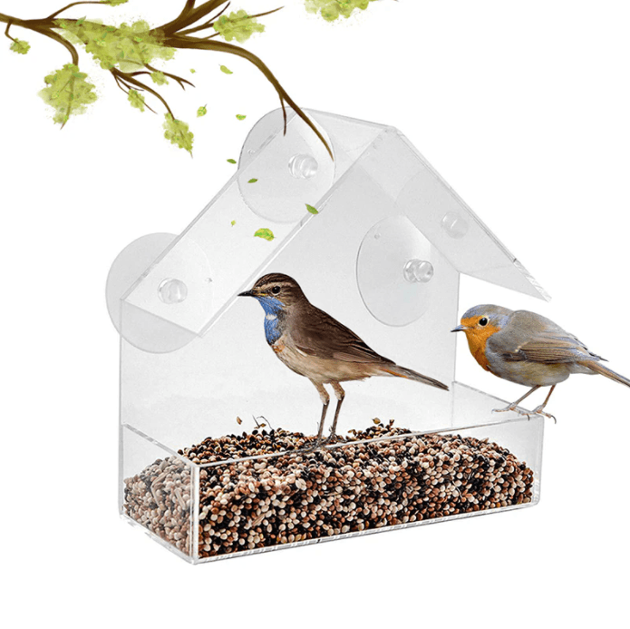 Lighteme Mountable clear birdhouse