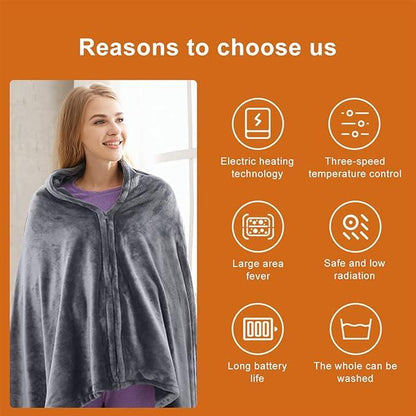 Lighteme Heated Blanket Scarf USB charging