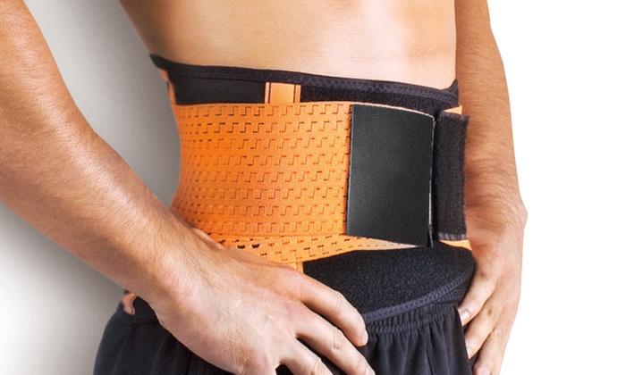 Lighteme Sweat Belt for Men - Waist Trainer - Burn Stomach Fat!