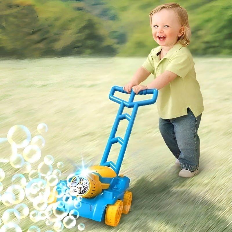 Lighteme Automatic Bubble Blowing Lawn Mower Toy