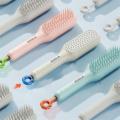 Lighteme Self-Cleaning Anti-Static Massage Comb