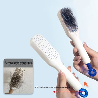 Lighteme Self-Cleaning Anti-Static Massage Comb