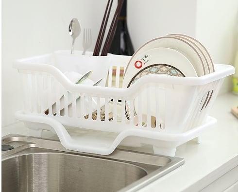 Lighteme Double Layer Kitchen Dish Drying Rack