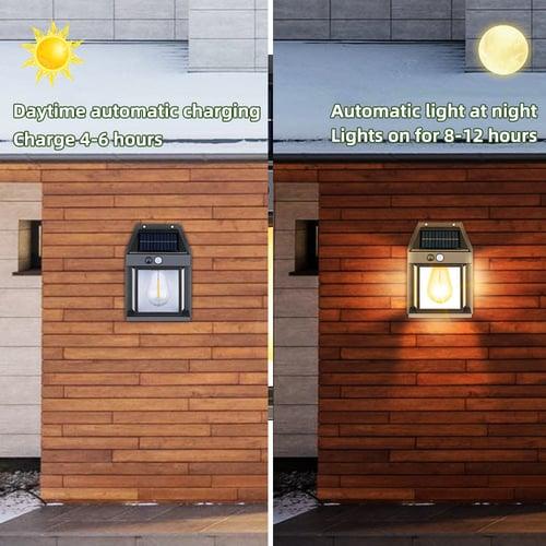 Lighteme Outdoor Solar Power Wall Lamp | BUY 1 GET 1 FREE (2PCS)