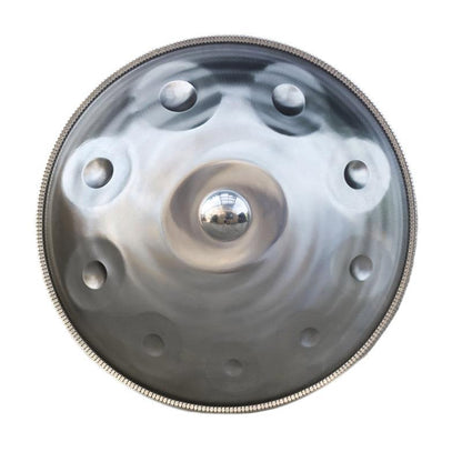 Mountain Rain Customized 22 Inch 10/10+2 Notes Stainless Steel Handpan Drum, F3 Low Pygmy Scale, Available in 432 Hz and 440 Hz, High-end Percussion Instrument