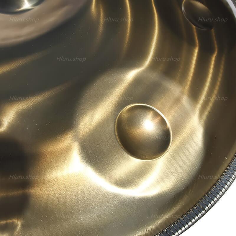 Mountain Rain Customized 22 Inch 9/9+2 Notes Stainless Steel Handpan Drum, F3 Dorian Scale, Available in 432 Hz and 440 Hz, High-end Percussion Instrument