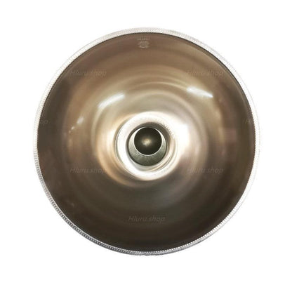Mountain Rain Customized 22 Inch 10 Notes Stainless Steel Handpan Drum, F3 Equinox/Integral Scale, Available in 432 Hz and 440 Hz, High-end Percussion Instrument