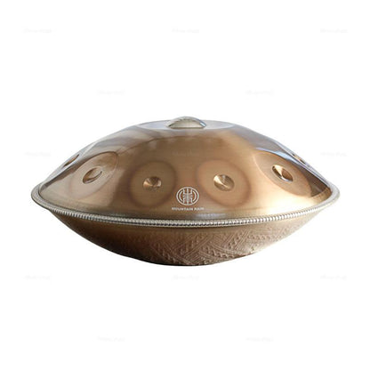 Mountain Rain Customized 22 Inch 10/10+2 Notes Stainless Steel Handpan Drum, F3 Low Pygmy Scale, Available in 432 Hz and 440 Hz, High-end Percussion Instrument