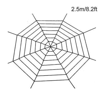 Lighteme Giant Halloween Spider Web