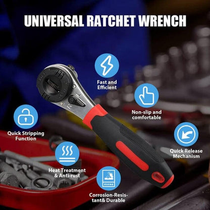 Lighteme Adjustable Ratchet Wrench