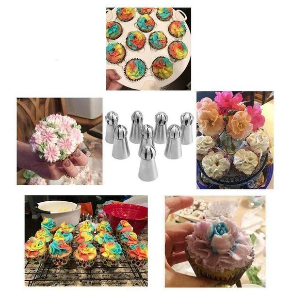 Lighteme Cake Decor Piping Tips Set of 9 PCS