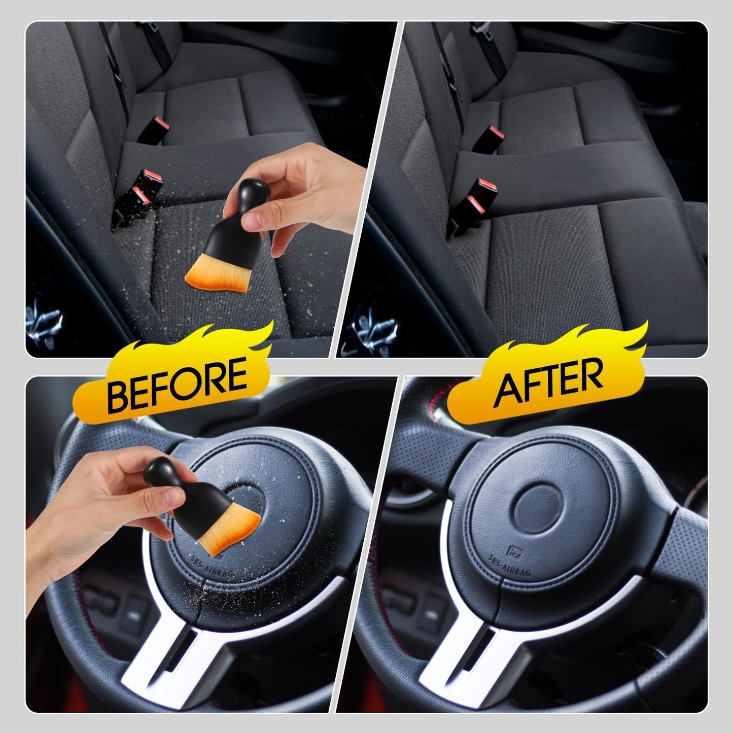 Lighteme Ultra Soft Car Interior Dust Cleaner Brush BUY 1 GET 1 FREE (2PCS)