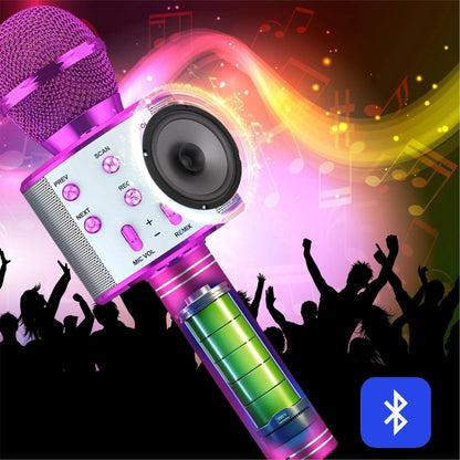 Lighteme advanced Bluetooth microphone! Sing freely anywhere with