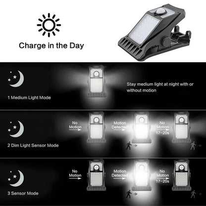 Lighteme Solar Clip Light Illuminate your outdoor area effortlessly!