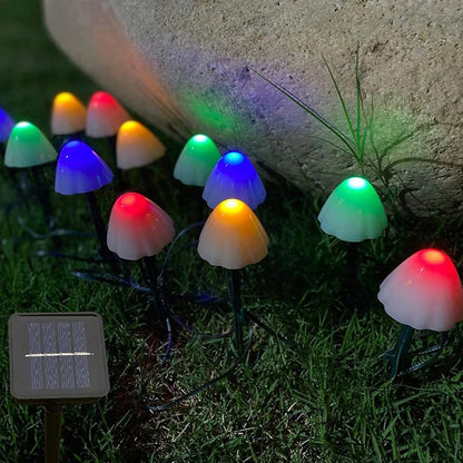 Lighteme Mini Solar Mushlights Transform your outdoor oasis with glowing mushrooms