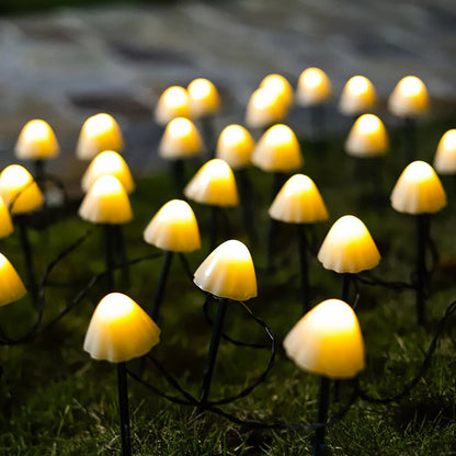 Lighteme Mini Solar Mushlights Transform your outdoor oasis with glowing mushrooms