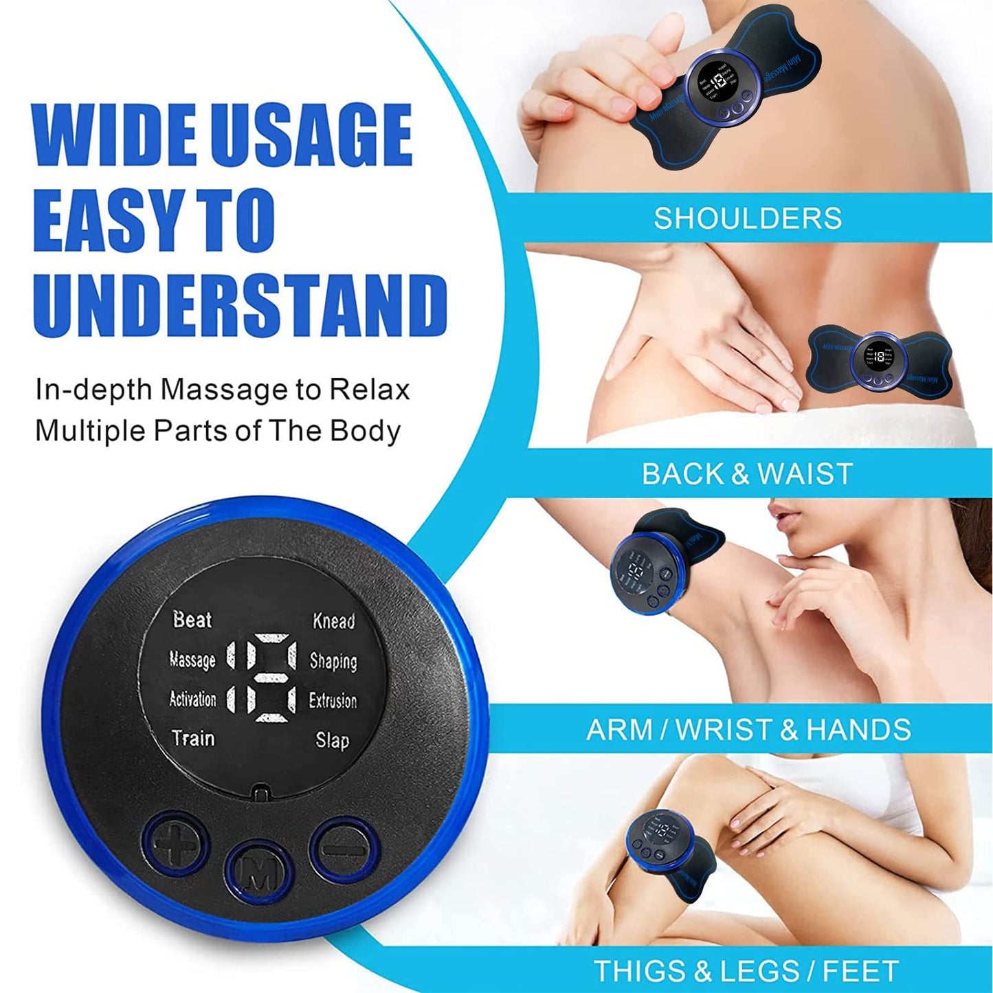 Lighteme Tens Full Body Massager - Ems Relief Device