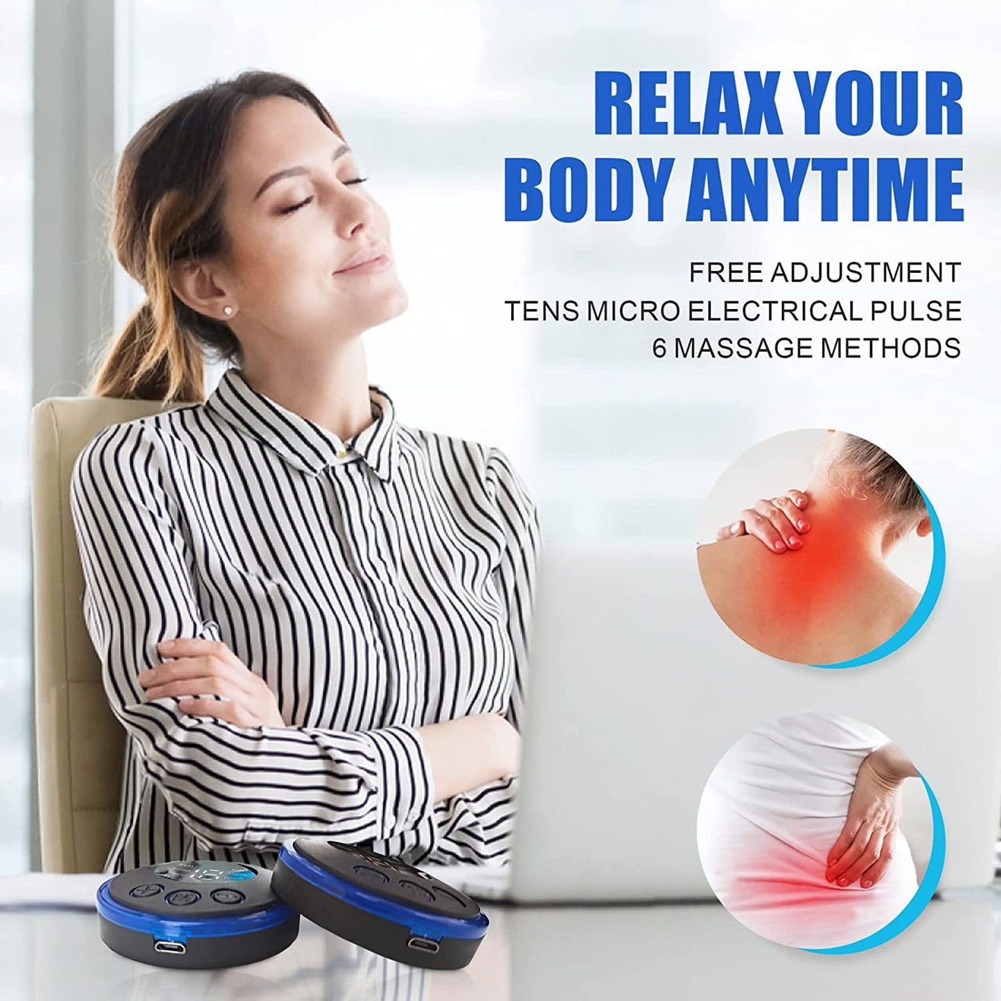 Lighteme Tens Full Body Massager - Ems Relief Device