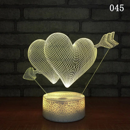 Lighteme Romantic 3D Night Light