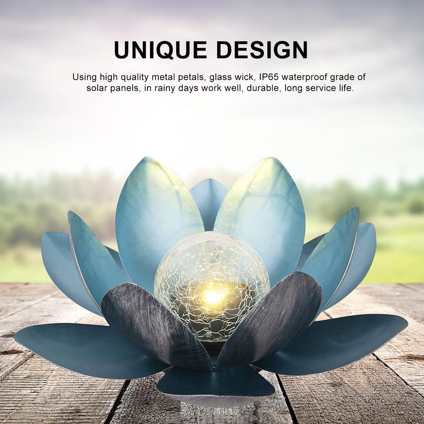 Lighteme Solar Powered Lotus Light | BUY 1 GET 1 FREE (2PCS)