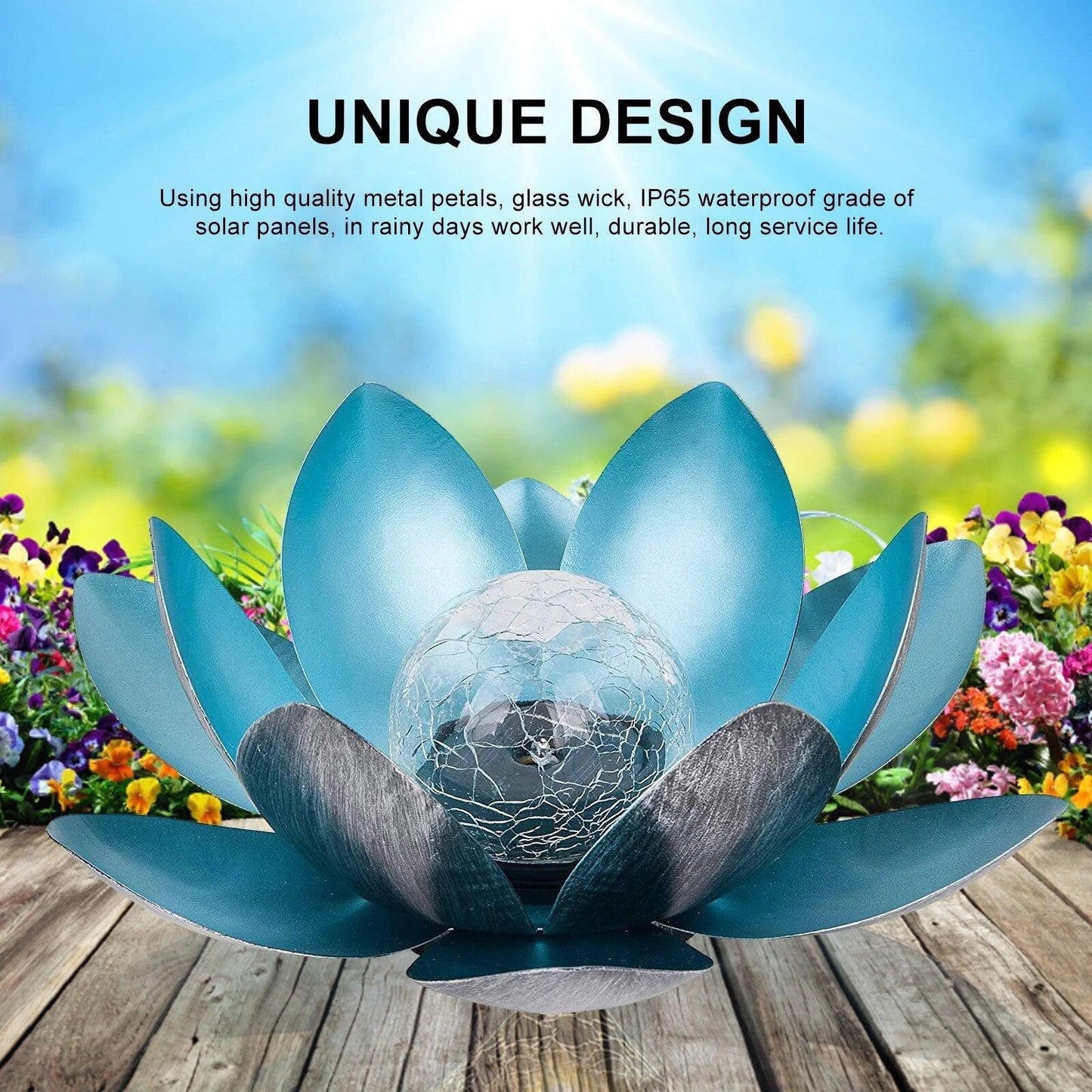 Lighteme Solar Powered Lotus Light | BUY 1 GET 1 FREE (2PCS)