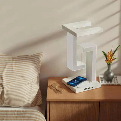 Lighteme Suspended anti-gravity wireless charging desk lamp