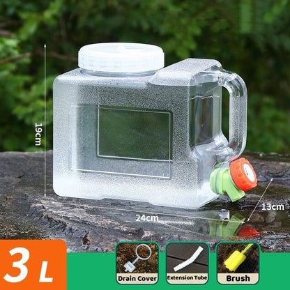 Lighteme Portable Outdoor Water Container with Faucet