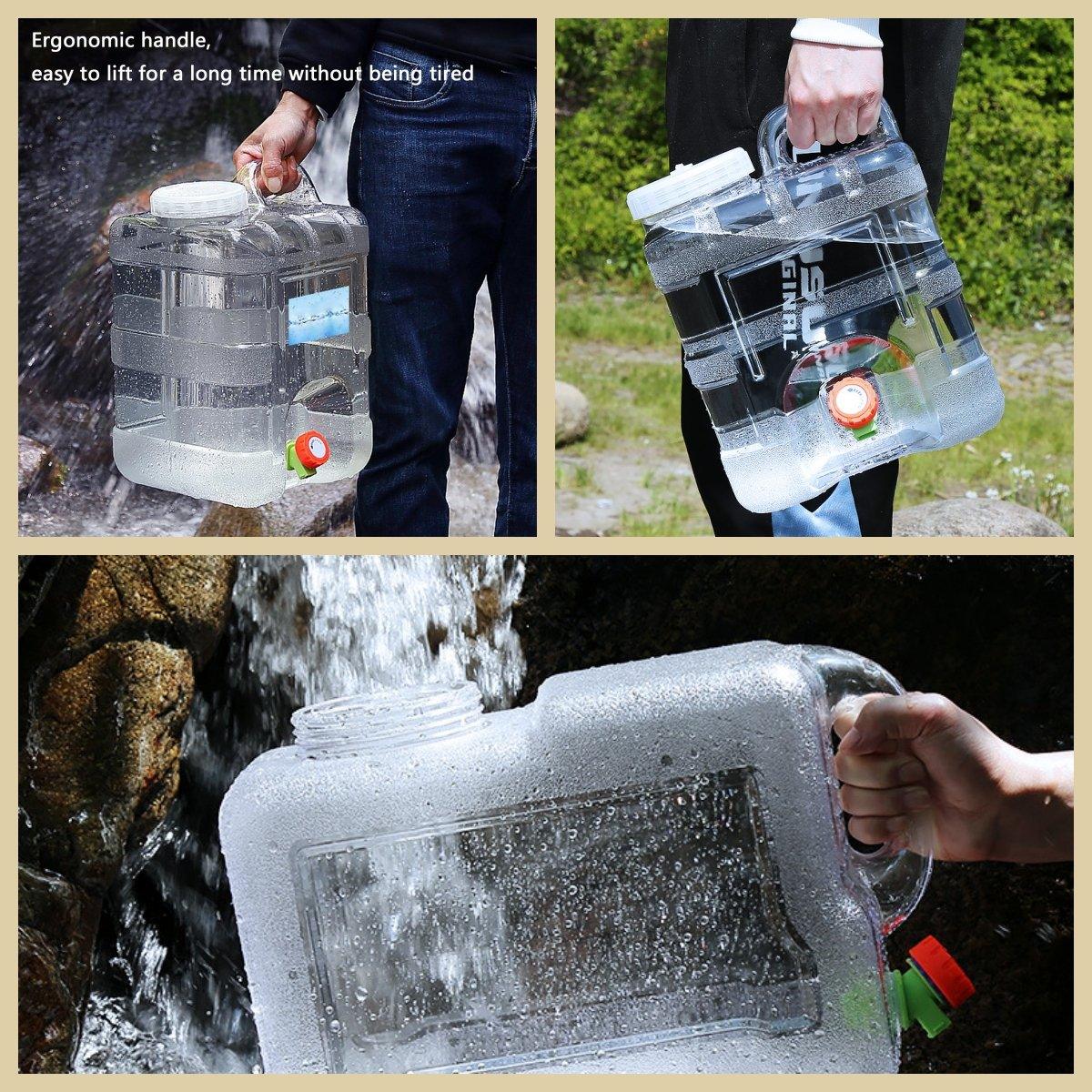 Lighteme Portable Outdoor Water Container with Faucet