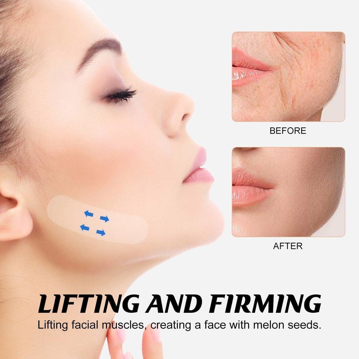 Lighteme INVISIBLE FACE LIFT TAPE - Invisible facelift for the ultimate beauty hack