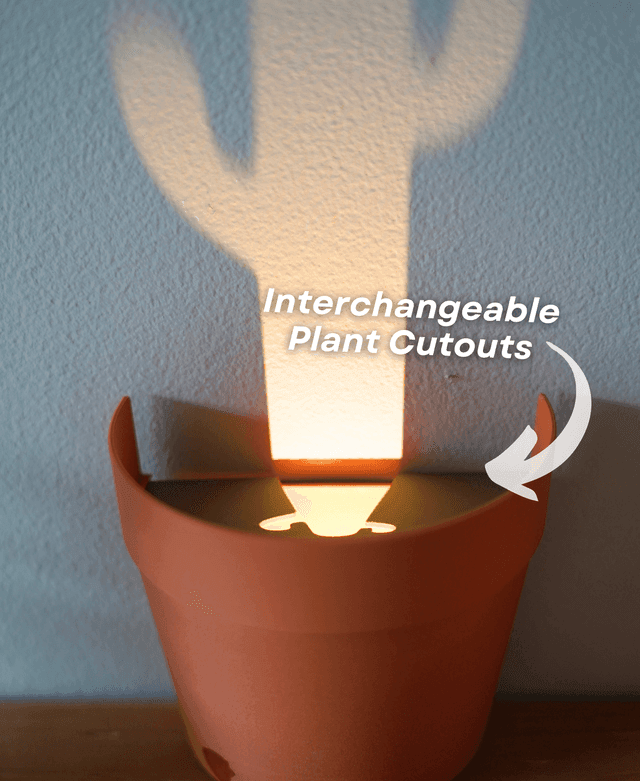 Lighteme Light Projections Plant Pot